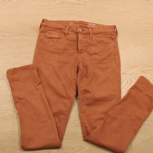 AG Skinny Jeans Rust Color